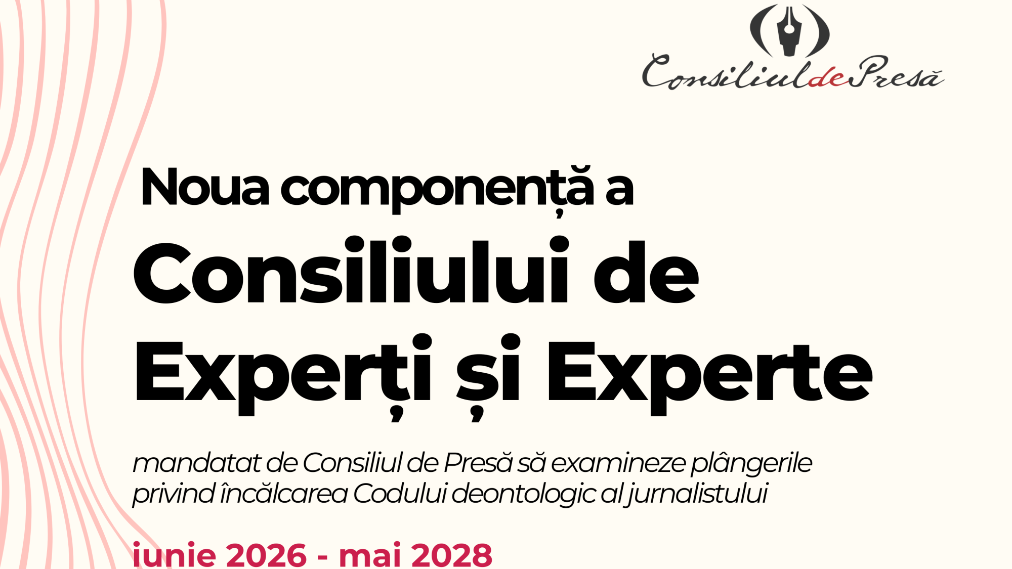 A fost aleasă noua componență a Consiliului de Experți și Experte care va examina plângerile privind încălcarea Codului deontologic al jurnalistului
