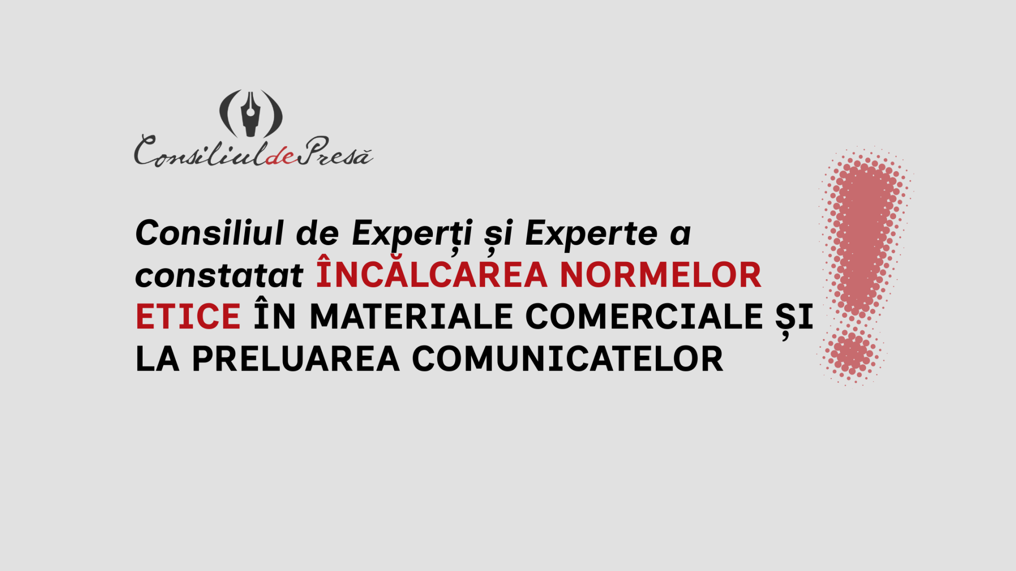 Redacțiile poartă responsabilitatea editorială și deontologică pentru întregul conținut publicat pe platformele lor